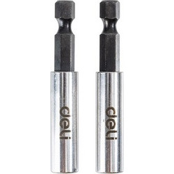 DELI DELI σετ αντάπτορες μύτης κατσαβιδιού DL106002 για δραπανοκατσάβιδο, εξάγωνη υποδοχή, 60mm, 2τμχ