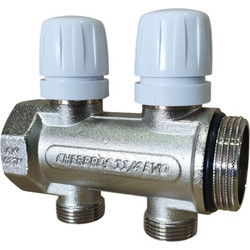 Συλλέκτης EVO 1 1/4" 2 Οπών Ίσιος CHERBROS