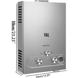 Ταχυθερμοσίφωνας υγραερίου 6L/8L/10L/12L/16L/18L - Ταχυθερμοσίφωνας υγραερίου 16L