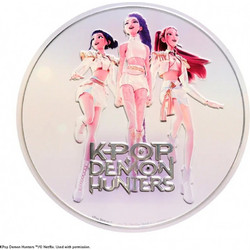 Cinereplicas Embossed aluminum poster - Huntr/x soundtrack cover - KPop Demon Hunters MAP6145