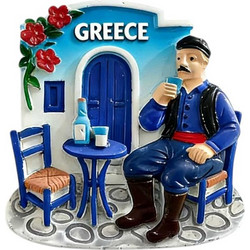 Tουριστικό μαγνητάκι Souvenir - Σετ 12pcs - Greece - 678622