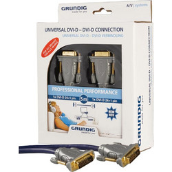 GRUNDIG Universal Καλώδιο-Μετατροπεας DVI-D 24 + 1 Pin Σε DVI-D 24 + 1 Pin, 5 M 42166641