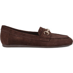 Καφέ δερμάτινο loafer