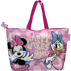 Παιδική Τσάντα Θαλάσσης Minnie Mouse - Daisy Ροζ Χρώμα 48x32cm