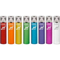 Clipper Αναπτήρας Αντιανεμικός Jet Flame - Crystal Rainbow