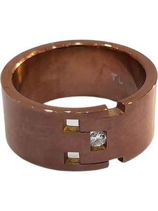 BD Jewelery Δαχτυλίδι από Ατσάλι Μπρονζέ HRK-2029
