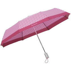 Samsonite 108966-L251 Alu Drop, Ομπρέλα Αυτ΄οματη, Ροζ Πουά