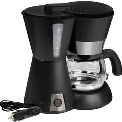 Καφετιέρα φίλτρου για γαλλικό καφέ Lampa Arabica 24V 300W καλώδιο 95cm με δοσομετρητή 4/6 κούπες 0.65Lt μαύρη/inox