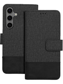 Tel1 Samsung Galaxy A55 5G Gomma Θήκη Βιβλίο - Black