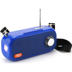T&G TG-613 Ηχείο Bluetooth 5W με Ραδιόφωνο Royal Blue