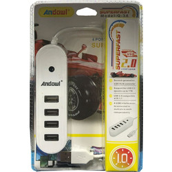 Andowl Q-34 USB Hub 2.0 USB-A με 4 Θύρες USB-A