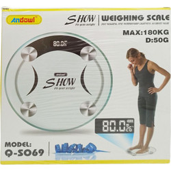 Andowl SQ-S069 Smart Ζυγαριά με Λιπομέτρηση & Bluetooth