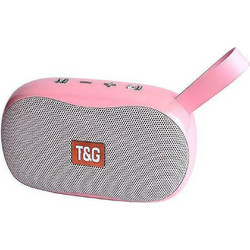 T&G TG-173 Ηχείο Bluetooth 5W με Ραδιόφωνο Ροζ