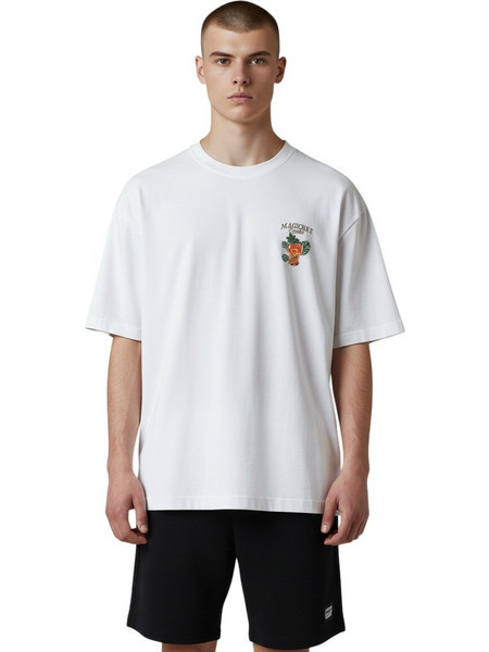 Magic Bee 2614 ανδρικό t-shirt Λευκό