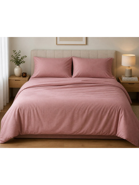 Σεντόνια Υπέρδιπλα Σέτ (4τμχ) 100% cotton Mε Λάστιχο ParrisHome 220Χ240