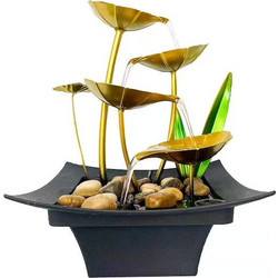 Διακοσμητικό Συντριβάνι Feng Shui με Τρεχούμενο Νερό 20.5x20.5x28.5cm 23195