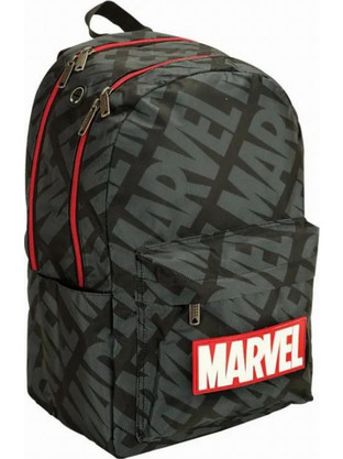 Gim Marvel Heroes Σχολική Τσάντα Πλάτης Δημοτικού Μαύρη 337-29034 2021
