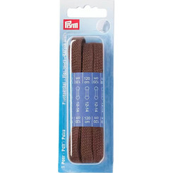 Prym Κορδόνια Παπουτσιών Καφέ 2τμχ 120cm 974731 ΚΑΦΕ