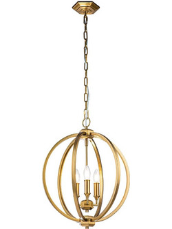 Feiss Corinne Κρεμαστό Φωτιστικό Οροφής Burnished Brass FE-CORINNE-3P-M-BB