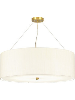 Elstead Lighting Pearce DL-PEARCE34-7LT-IV-AB Κρεμαστό Φωτιστικό Οροφής Ivory / Aged Brass