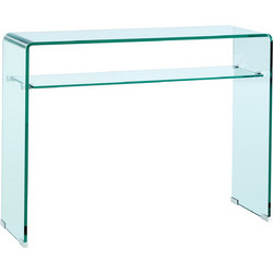 Κονσόλα Crystal Shelf 110x35x75