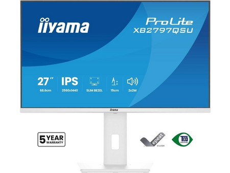 iiyama XB2797QSU-W1 IPS Monitor 27" 2560x1440 QHD 75Hz 1ms