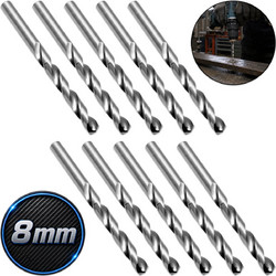 Σετ Τρυπάνια HSS M2 8x116mm για Μέταλλο σε Θήκη 10 Τεμαχίων OEM