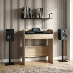 vidaXL Πίνακας DJ Sonoma Δρυς 102 x 45 x 102 εκ. Επεξεργασμένο Ξύλο