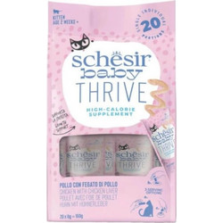 Schesir Baby Thrive Grain Free Chicken & Liver 20x8gr
