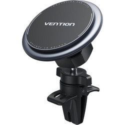 VENTION Car Magnetic Phone Holder Shock-Absorbing Type, Tir Vent Clip Type, Gray