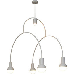 Home Lighting Κρεμαστό Φωτιστικό Οροφής Πολύφωτο G9 Μαύρο 77-3789
