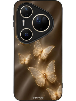 Sonique Diva Series Θήκη Χρυσές Πεταλούδες (Huawei Pura 80 Ultra)