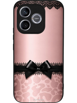 Sonique Diva Series Θήκη (Honor 600 Lite 5G) με Σχέδιο «Λεοπάρ Φιόγκος - Ροζ»