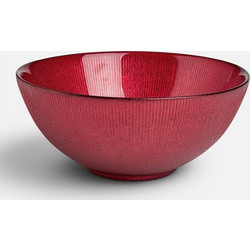 Μπολ Γυάλινο Κόκκινο O15cm - 550ml