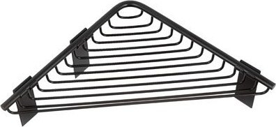 Καλάθι γωνιακό σχαρωτό RETI 9636 55 Μαύρο ματ KARAG 21x21x3cm