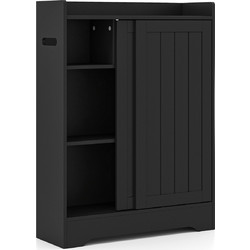 Costway Ντουλάπι Μπάνιου Δαπέδου Ξύλινο JV12831DK