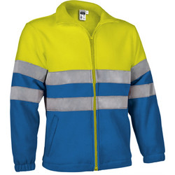Fleece Jacket Υψηλής Ορατότητας AIRPORT Valento Fluo Yellow-Royal Blue