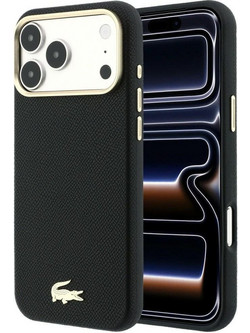 Lacoste Champs Elysees Embossed MagSafe Θήκη Black (iPhone 18 Pro Max / 17 Pro Max)