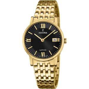 Festina Γυναικείο Ρολόι με Χρυσό Μεταλλικό Μπρασελέ F20021/3 Festina Γυναικείο Ρολόι με Χρυσό Μεταλλικό Μπρασελέ F20021/3