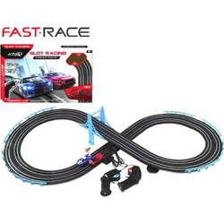 Doly Toys Αυτοκινητόδρομος Μπαταρίας 204cm με 2 Αυτοκινητάκια 1:64