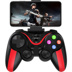 Lehuai LH-9089 Wireless Controller Κινητού Android & iOS Black Red