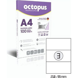 ΕΤΙΚΕΤΕΣ OCTOPUS 0225 210x99 τεμ 300/Κ 100φ