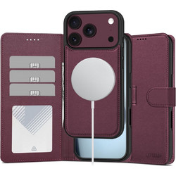 Tech-Protect Wallet MagSafe Θήκη Burgundy (iPhone 18 Pro Max / 17 Pro Max)