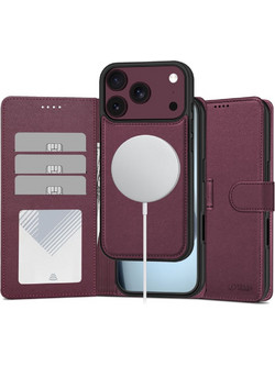 Tech-Protect Wallet MagSafe Θήκη Burgundy (iPhone 18 Pro Max / 17 Pro Max)