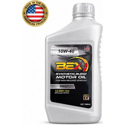 Bex Synthetic High Mileage Ημισυνθετικό Λάδι Αυτοκινήτου 10W-40 1lt
