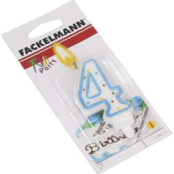 Κερί Γενεθλίων Νούμερο 4 Birthday Candles, Fackelmann
