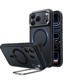 ESR Classic Hybrid HaloLock Kickstand Θήκη Frosted Black (iPhone 18 Pro / 17 Pro)