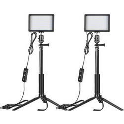 KIT NEEWER ZC-10S TWO LAMPS LED + FILTERS + TRIPODS