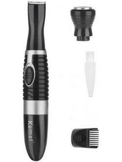Kemei KΜ-PG5004 White Trimmer Μηχανή Ανδρική Επαναφορτιζόμενη Μύτης & Αυτιών