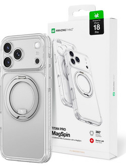 AMAZINGTHING Titan Pro Spin Lens MagSafe Back Cover Clear (iPhone 18 Pro)
